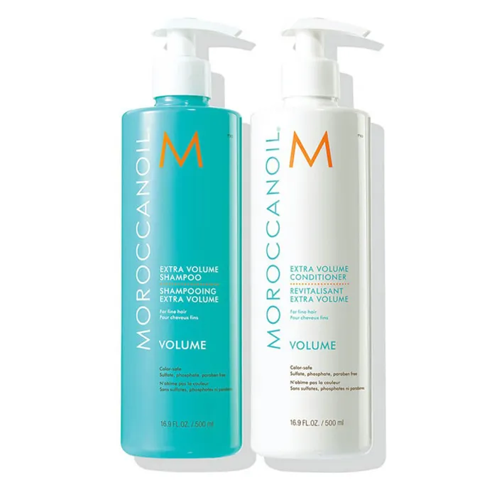 Set Dầu Gội Xả Moroccanoil Extra Volume Shampoo + Extra Volume Conditioner Tăng Độ Phồng Tóc ( 2 x 500ml )