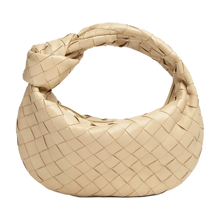 Túi Cầm Tay Nữ Bottega Veneta Mini Jodie Porridge 651876VCPP59776 Màu Beige