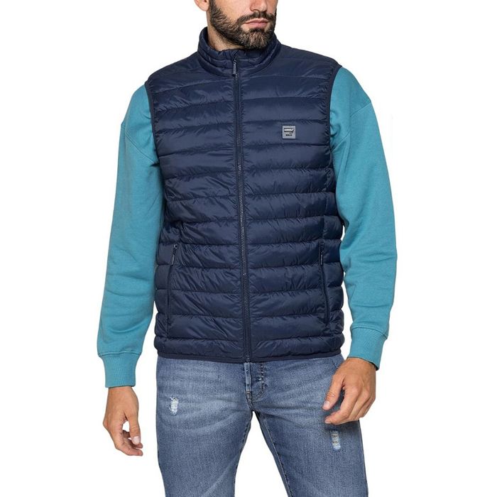 Áo Khoác Gile Nam Carrera Jeans Windproof Vest 406P1417A_687 Màu Xanh Navy Size M