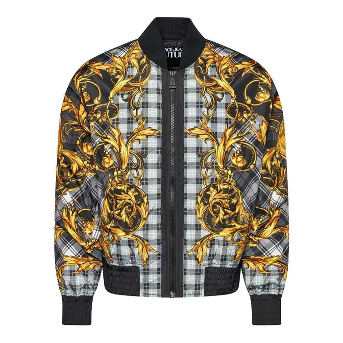 Áo Khoác Versace Jeans Couture Kurtka Bomber 71GAS421 Czarny Regular Fit Size 48