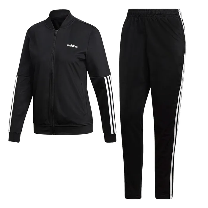 Bộ Thể Thao Nữ Adidas Back 2 Basics 3-Stripes Track Suit DV2428 Màu Đen Size S