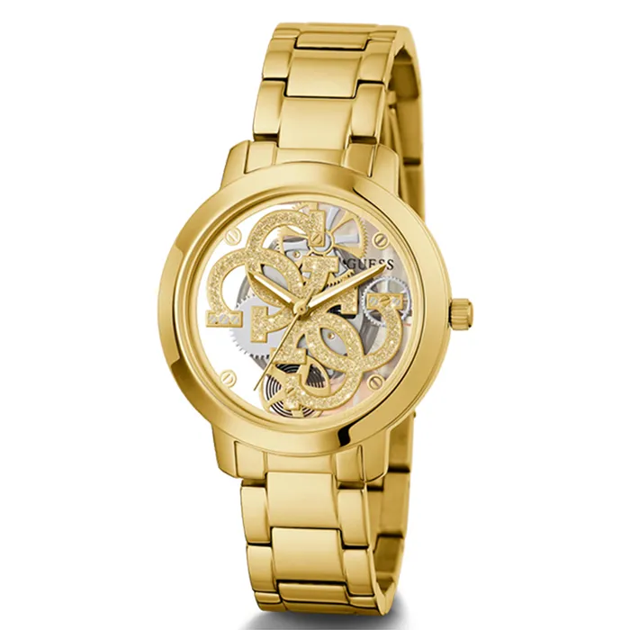 Đồng Hồ Nữ Guess Ladies Gold Tone Analog Watch GW0300L2 Màu Vàng 