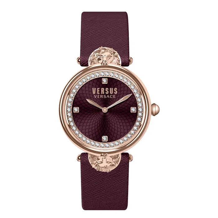 Đồng Hồ Nữ Versus Versace Victoria Harbour Watch VSP333421 Màu Đỏ Tía 
