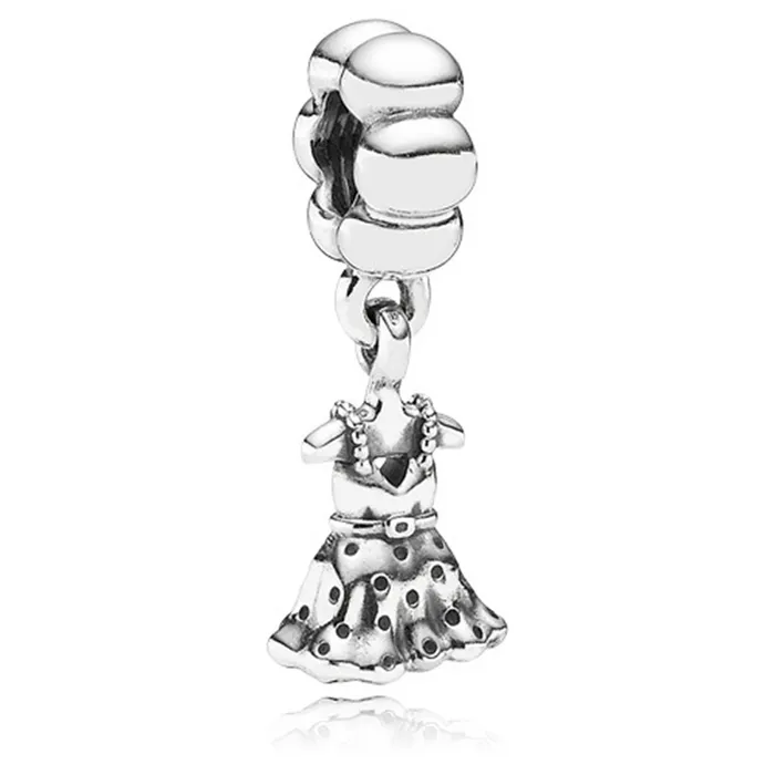 Hạt Vòng Charm Nữ Pandora Party Girl Sterling Silver 791031 Màu Bạc