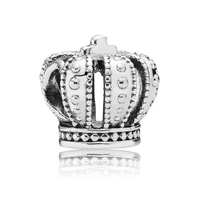 Hạt Vòng Charm Pandora Regal Crown 790930 Màu Bạc