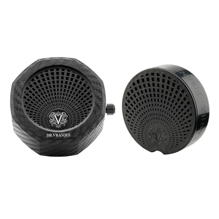 Set Nước Hoa Ô Tô Dr. Vranjes Firenze Case Carbon Và Lõi Rosso Nobile