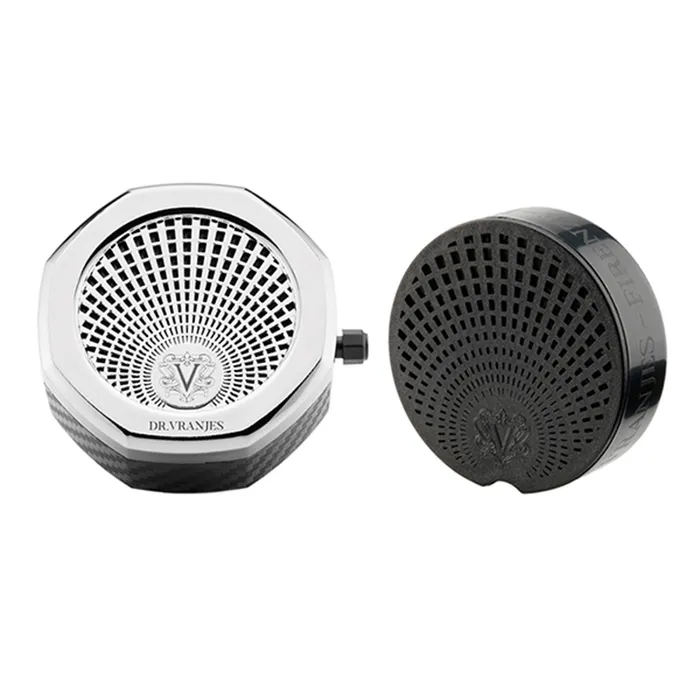 Set Nước Hoa Ô Tô Dr. Vranjes Firenze Case Chrome Và Lõi  Peonia Black Jasmine