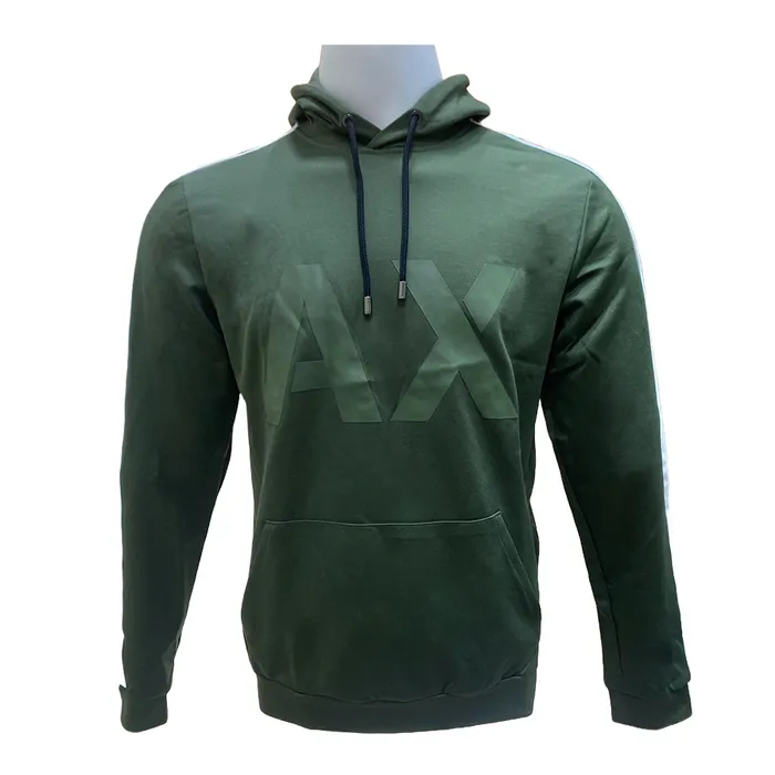 Áo Hoodie Nam Armani Exchange 7VZM77 ZJ4DZ GE03 Màu Xanh Rêu Size XS