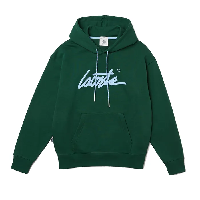 Áo Hoodie Lacoste Live Loose Fit SH2778 Màu Xanh Green Size S