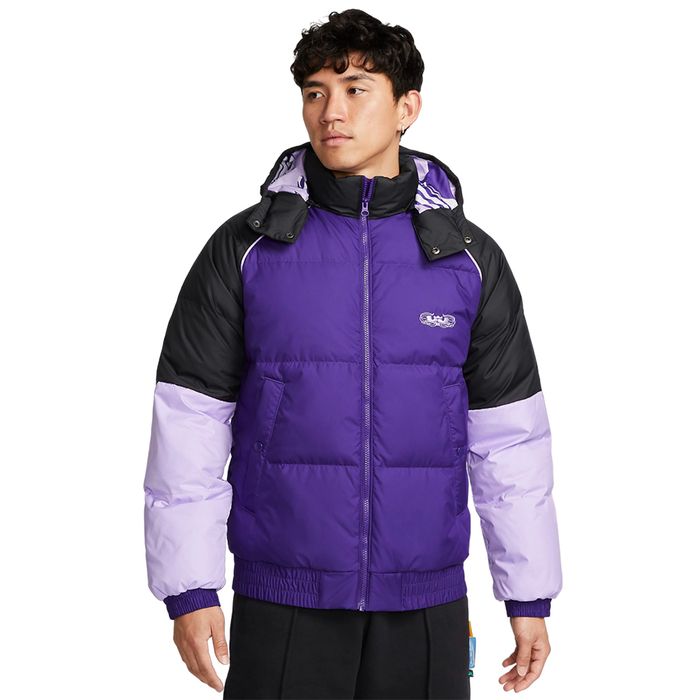 Áo Khoác Phao Nam Nike LeBron Men's Down Basketball Jacket DQ6141-547 Màu Đen Tím Size S