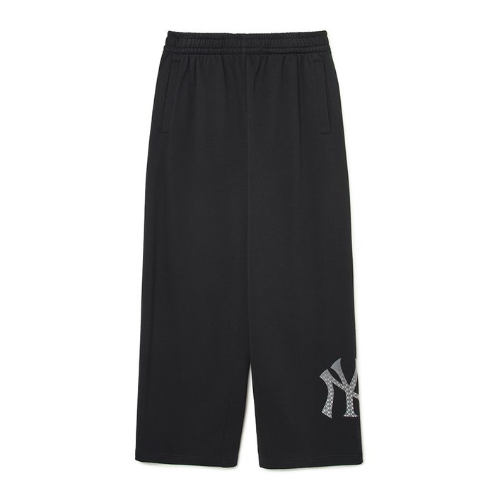 Quần Ống Rộng MLB Monogram Big Lux New York Yankees 3APTM0234-50BKS Màu Đen Size M