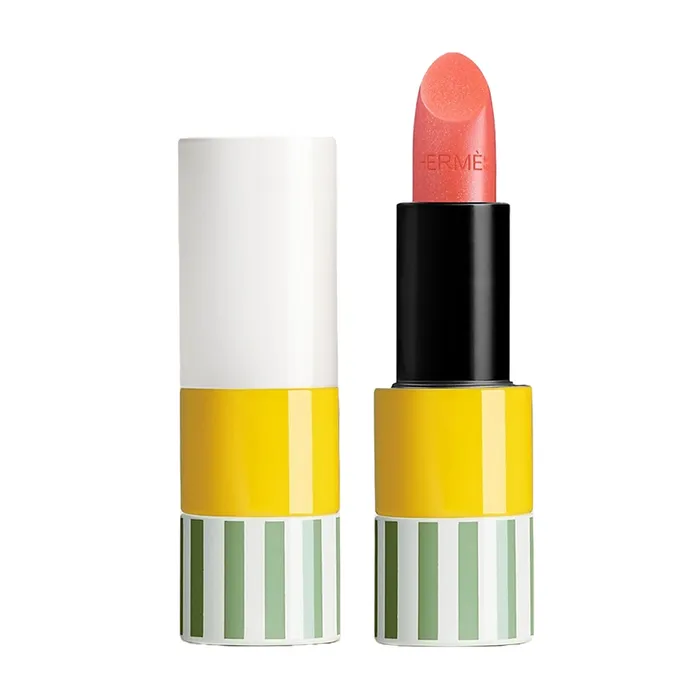 Son Hermès Shiny Lipstick Corail Parasol 06 Brillant Màu Hồng Cam