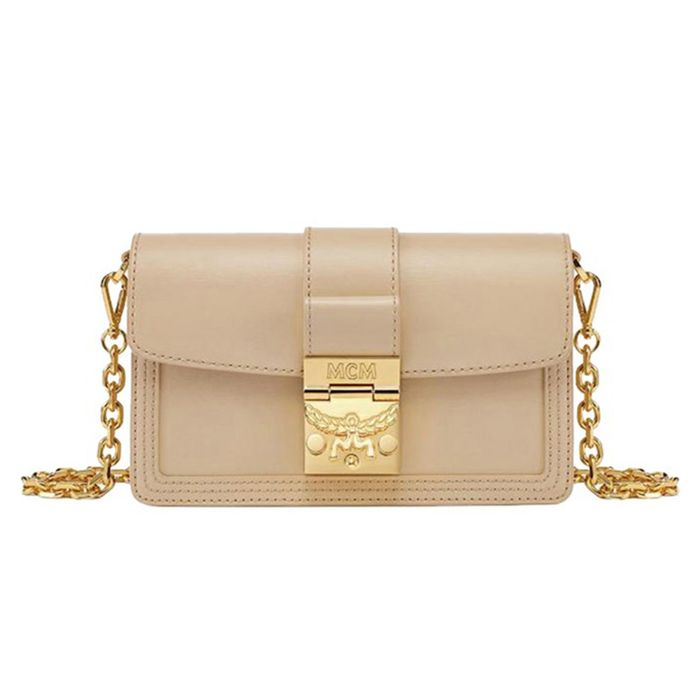 Túi Đeo Chéo Nữ MCM MWRBAWO03IW Shoulder Bag Màu Be