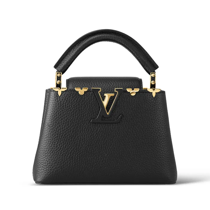 Túi Xách Tay Nữ Louis Vuitton LV Capucines Mini M56669 Màu Đen
