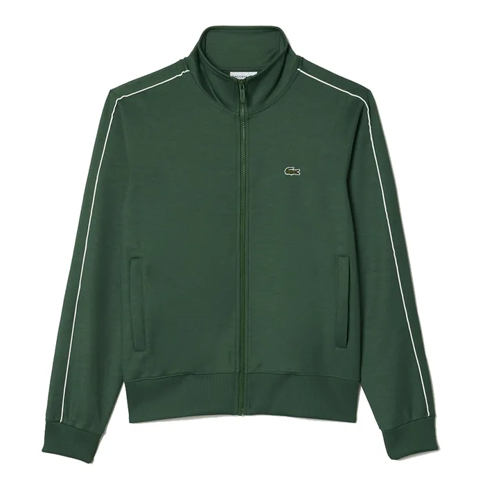 Áo Khoác Nam Lacoste Paris Piqué Track Jacket SH1457 - 132 Màu Xanh Green Size 4