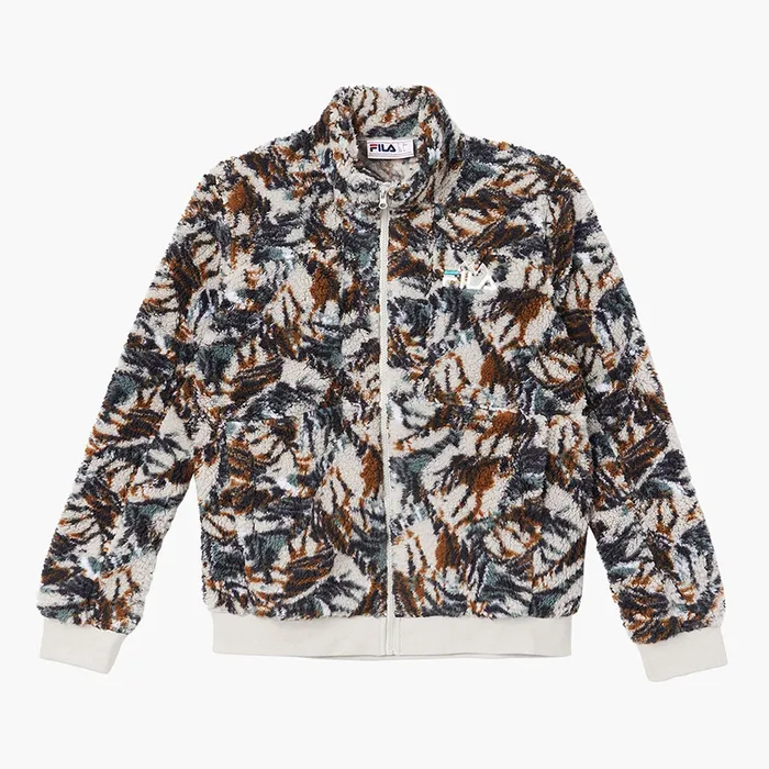 Áo Khoác Nữ Fila Drewe Sherpa Jacket LW231138-172 Phối Màu