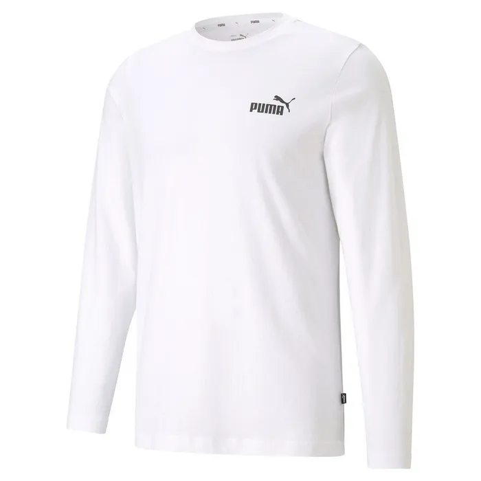 Áo Thun Dài Tay Nam Puma Essential Small Logo Longsleeve Tee 589027 Màu Trắng Size XL