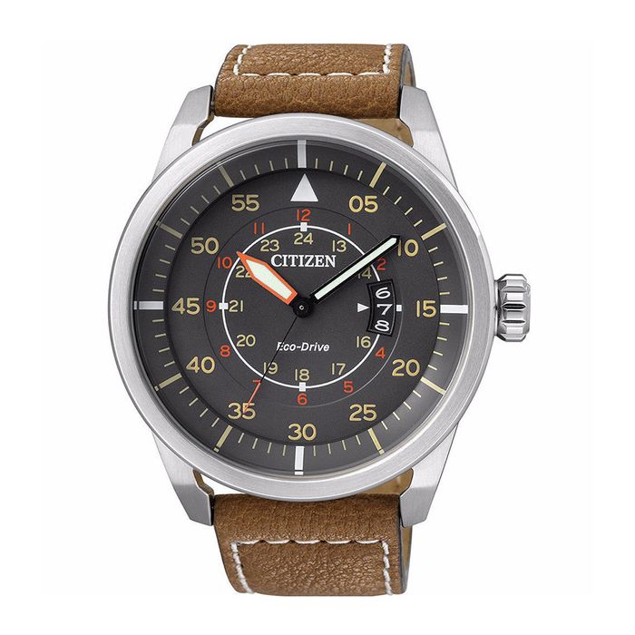Đồng Hồ Nam Citizen Eco-Drive Watch AW1360-12H Màu Nâu