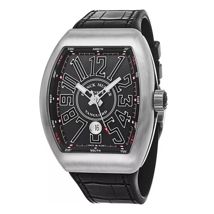 Đồng Hồ Nam Franck Muller Vanguard  V41 Steel Màu Đen