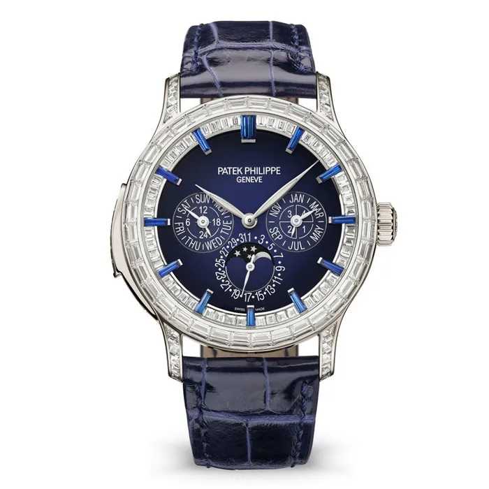 Đồng Hồ Nam Patek Philippe Grand Complications Self-Winding 5374/300P-001 Platinum  Màu Xanh Lam