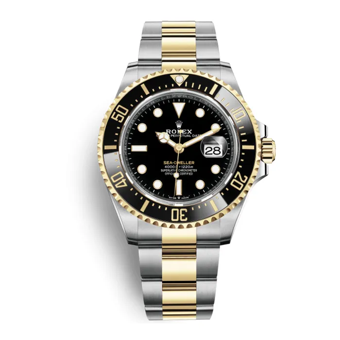 Đồng Hồ Nam Rolex Sea Dweller 43mm 126603-0001 Màu Bạc Đen