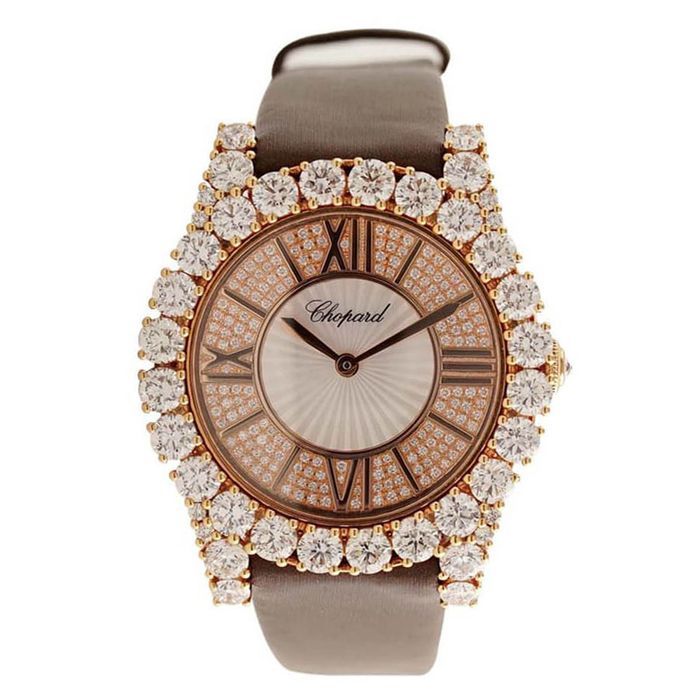 Đồng Hồ Nữ Chopard L’Heure Du Diamant 139419 – 5101 36mm Màu Nâu / Vàng Hồng