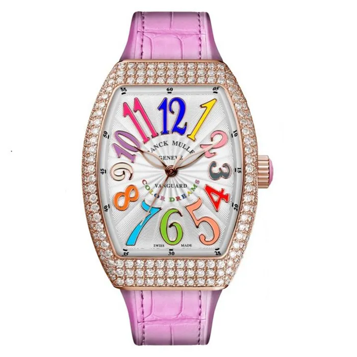 Đồng Hồ Nữ Franck Muller Vanguard  V32 SC AT FO D CD (BL) Rose Gold 18K Màu Hồng