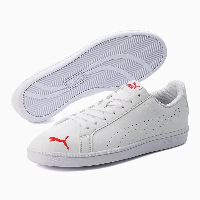 Giày Thể Thao Puma Smash Cat Perf FS SL Sneakers 387796 01 Màu Trắng Size 36