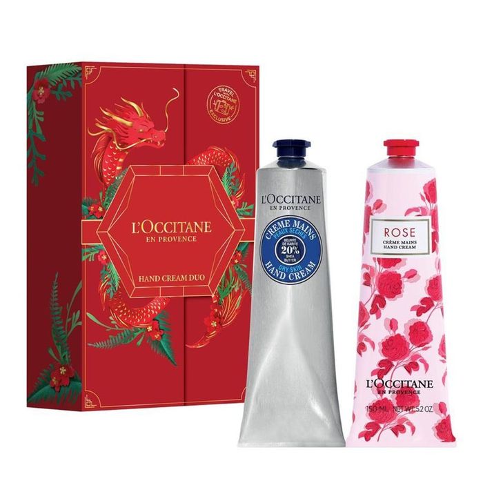 Set Kem Dưỡng Da Tay L'Occitane En Provence Chinese New Year 24 Hand Cream Duo