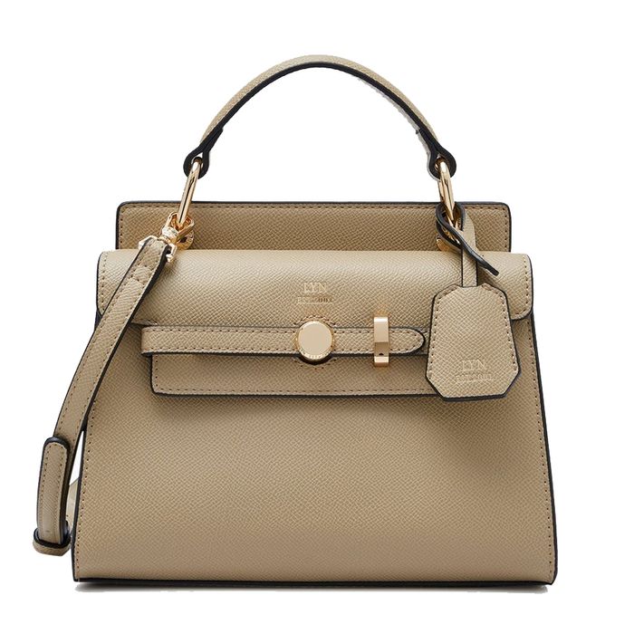 Túi Đeo Chéo Nữ Lyn Anderson Top Handle S Crossbody Bags LL24CBS055 Màu Be