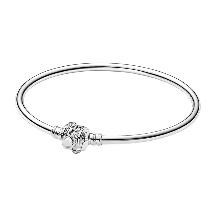 Vòng Đeo Tay Nữ Pandora Moments Limited Edition Shooting Star 592733C01 Màu Bạc Size 17