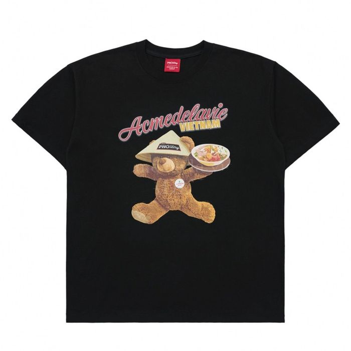 Áo Phông Acmé De La Vie ADLV Serving Bear Tshirt Màu Đen Size 1