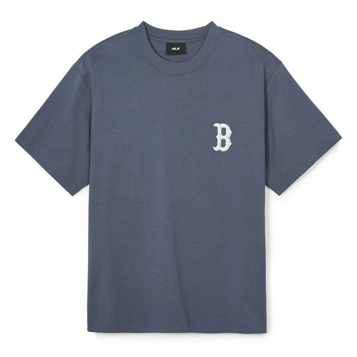 Áo Phông MLB Overfit Monative Boston Red Sox 3ATSM0443-43GRD Màu Xám