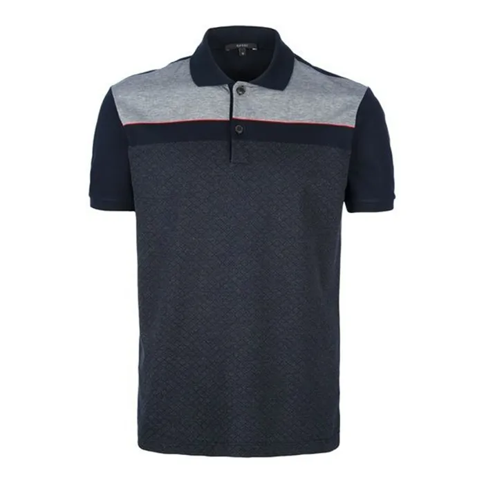 Áo Polo Nam Gucci Colorblock Polo Shirt 308693 Màu Xám Đen Size L