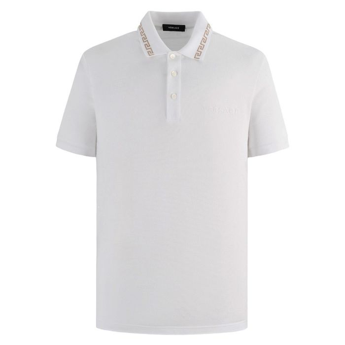 Áo Polo Nam Versace Medusa A89504S Polo Shirt Màu Trắng Size L