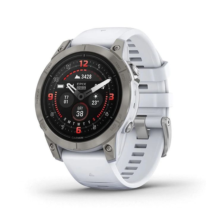 Đồng Hồ Thông Minh Garmin Epix Pro (Gen 2) 47mm Màu Trắng