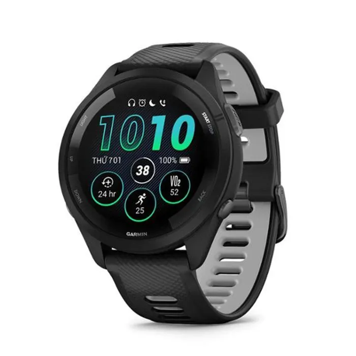 Đồng Hồ Thông Minh Garmin Forerunner 265 Màu Đen