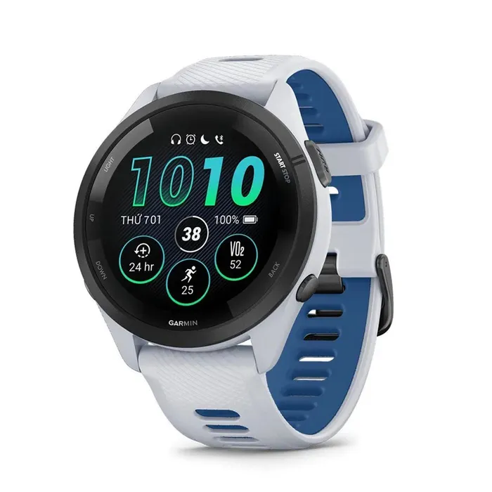 Đồng Hồ Thông Minh Garmin Forerunner 265 Màu Trắng