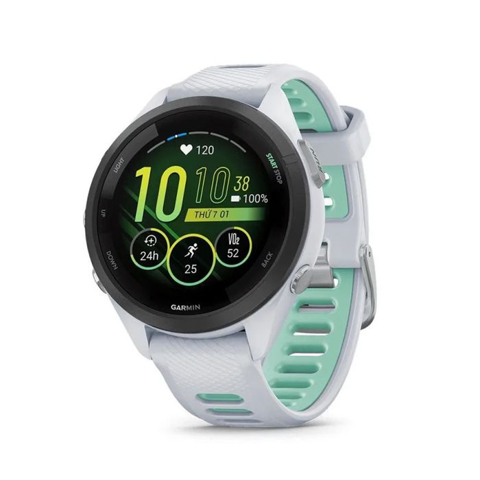 Đồng Hồ Thông Minh Garmin Forerunner 265S Màu Trắng