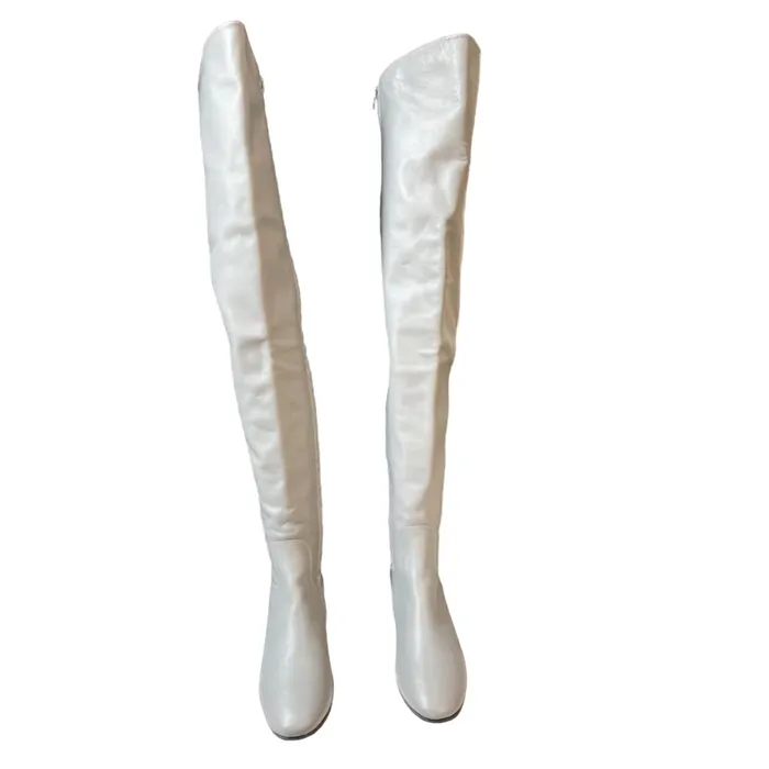 Giày Boot Nữ Balenciaga High Màu Ghi Size 37