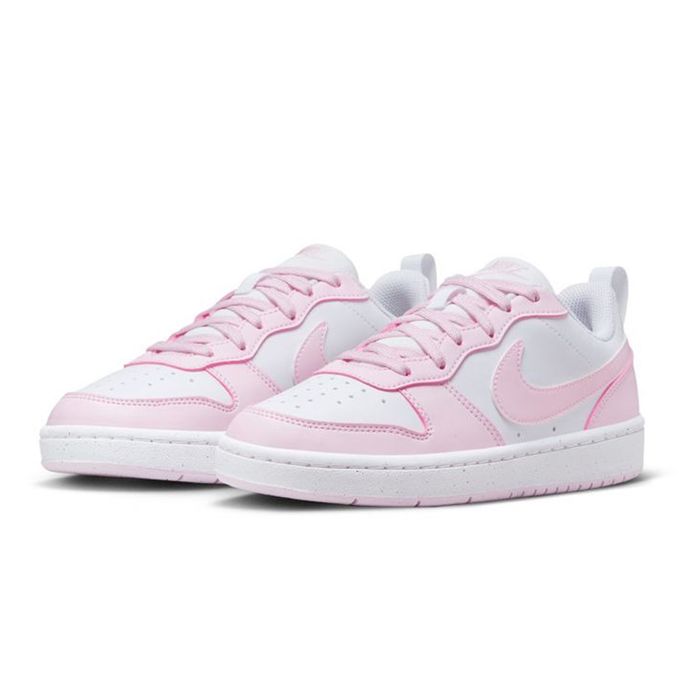 Giày Thể Thao Nữ Nike Court Borough Low Recraft White Pink Foam (GS) DV5456-105 Màu Hồng Trắng Size 36.5
