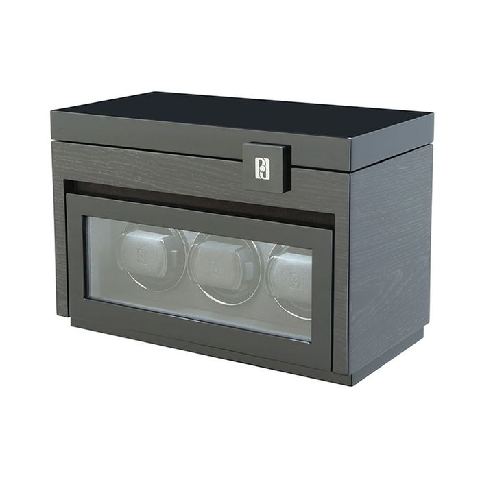 Hộp Xoay Đồng Hồ Paul Design Gentlemen 3+5 Màu Đen