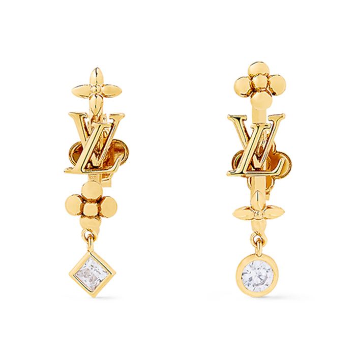 Khuyên Tai Nữ Louis Vuitton LV In The Sky Earrings M01257 Màu Vàng