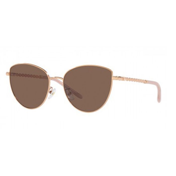 Kính Mát Nữ Tory Burch Brown Cat Eye Ladies Sunglasses TY6091 332373 56 Màu Nâu