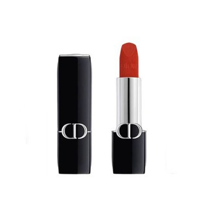 Son Dior 777 Fahrenheit Velvet Finish Mini Màu Đỏ Cam 1.5g