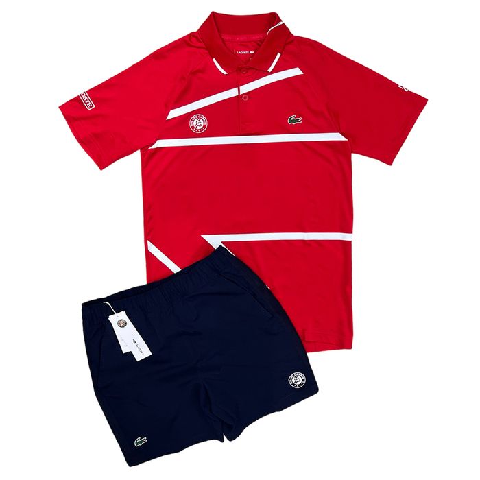 Bộ Thể Thao Nam Lacoste Sport Roland Garros Phối Màu Size 3