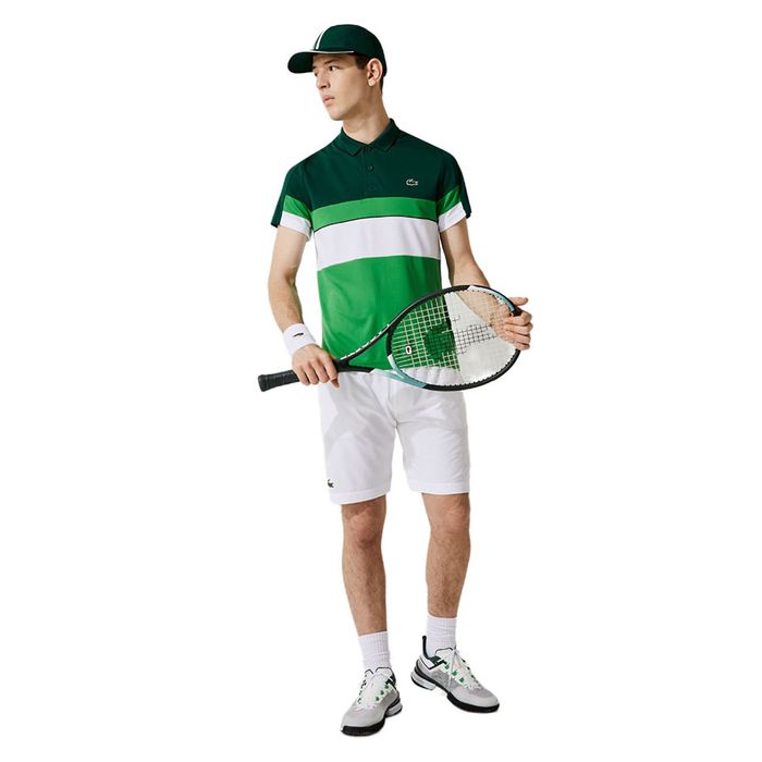 Bộ Thể Thao Nam Lacoste Sport Màu Xanh Green Size 5