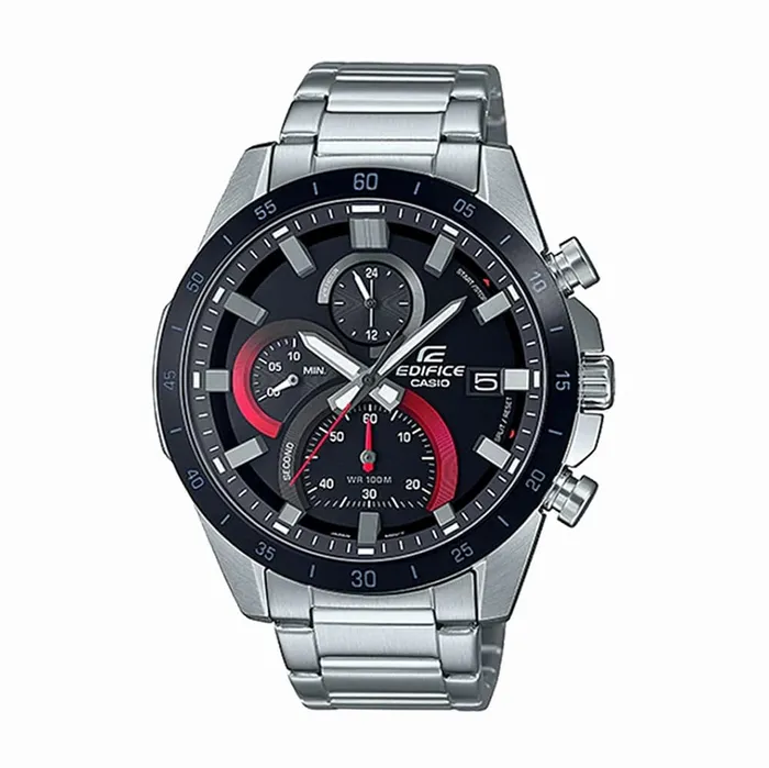 Đồng Hồ Nam Casio Edifice EFR-571DB-1A1VUDF Màu Đen Bạc