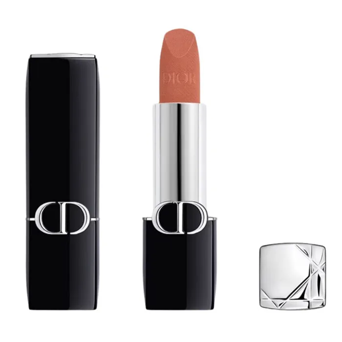 Son Dior 200 Nude Touch Velvet Finish Màu Cam Đất Nude