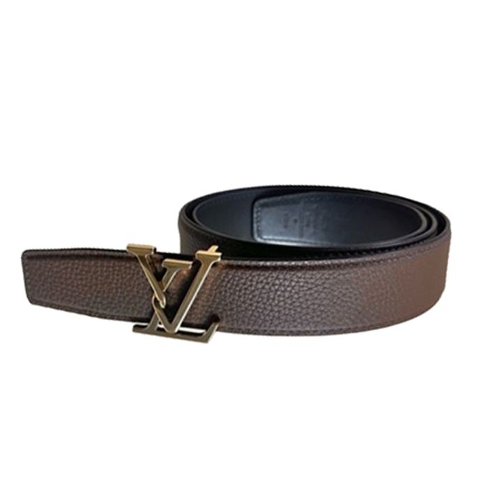 Thắt Lưng Nam Louis Vuitton LV 35mm Reversible Belt Hai Mặt Màu Nâu/Đen Size 95